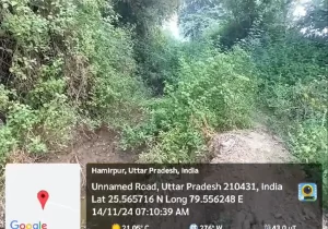 जेसीबी मशीन से कराई गई सिल्ट सफाई , या खानापूर्ति !