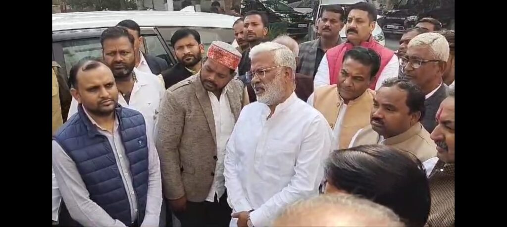 जालौन पहुंचे जलशक्ति मंत्री स्वतंत्रदेव सिंह